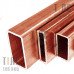 Труба медная квадратная 10х10х1,5 мм для индукционных печей